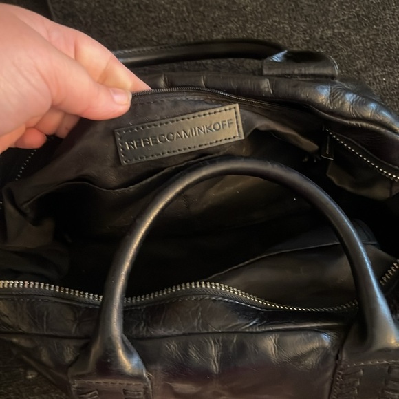 Rebecca Minkoff Black Moto Crossbody Purse - Picture 3 of 3